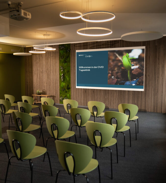 Gruppenraum Tagesklinik Ovid, Interior Design Anna Ebert